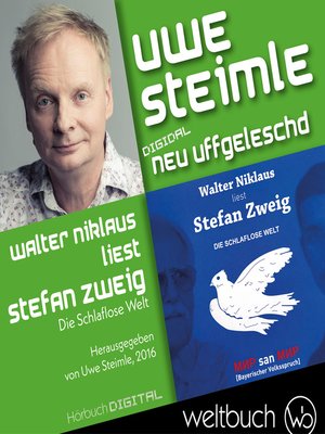 cover image of Walter Niklaus liest Stefan Zweig "Die schlaflose Welt"